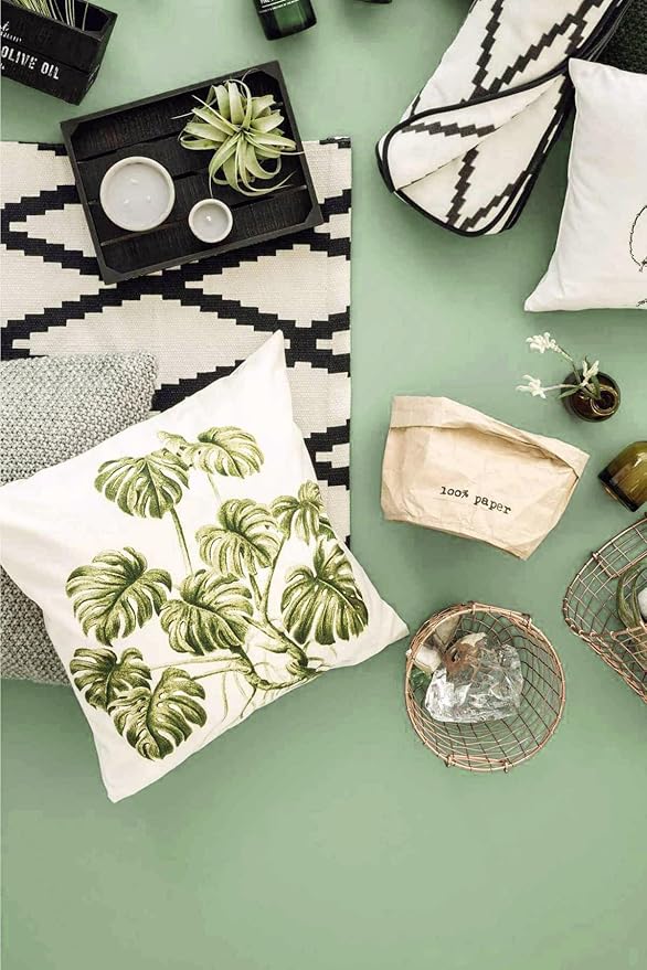 Safiyya 118"x17.7" Light Green Peel and Stick Wallpaper Green Contact Paper - Image 6