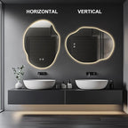 Irregular LED Bathroom Mirror - Image 6