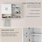 Bathroom Wall Cabinet Wood Large Wall Mounted Medicine Cabinet - Image 3