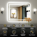 Briivue 48x32 Inch LED Bathroom Mirror - Image 2