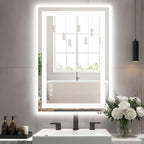 Sweetcrispy 24"x36" Smart Anti-Fog LED Bathroom Mirror by Sweetcrispy