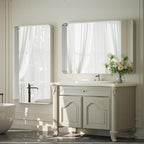 55"x 30" Silver Bathroom Mirror - Image 7