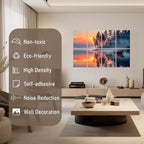 FurnoFlexArt Acoustic Panels Tiles Decorative Room Sound Proof Foam Absorbing - Image 3