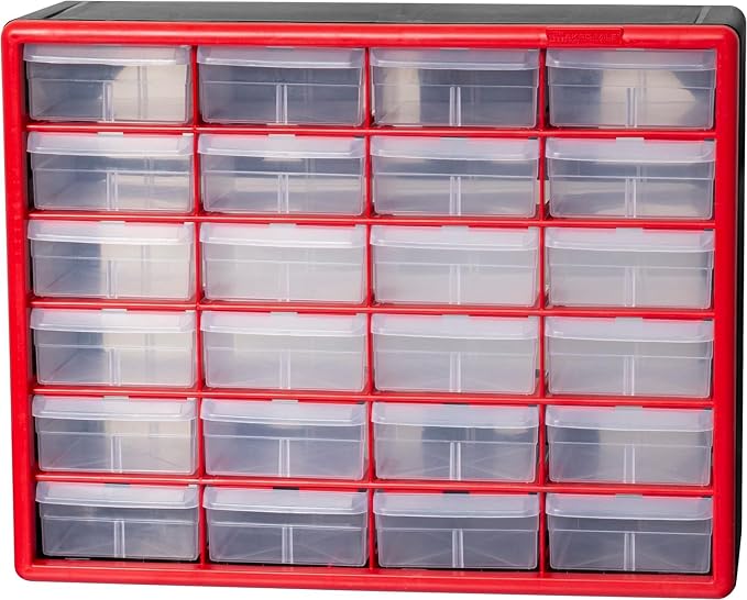 Akro-Mils 24-Drawer Plastic Drawer Storage Cabinet - Image 9