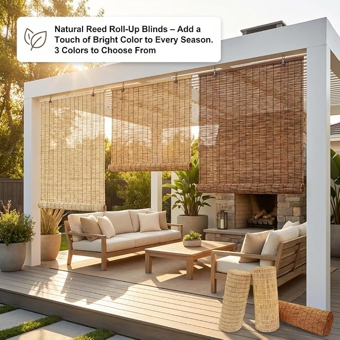 Bamboo Blinds for Interior Windows, Custom Bamboo Shades for Indoor Windows - Image 3