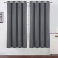 LEMOMO Grey Thermal Blackout Curtains/52 x 72 Inch/Set of 2 Panels Room by Lemomo