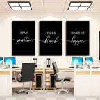 Work Hard Canvas Wall Art - Image 3