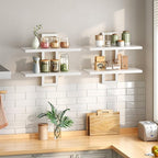 HOOBRO Floating Shelves, 15 Inch Wall Shelf Set of 2, Wall Mounted Storage - Image 4