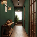 Abyssaly Dark Green Peel and Stick Wallpaper Removable Silk Texture Contact - Image 3