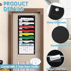 ALSLEA Hanging File Organizer 8 Pockets 15¾”W Legal/ Letter Size Paper Organizer - Image 2