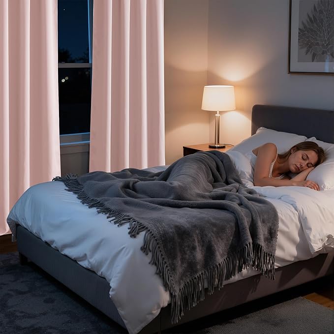RYB HOME 100% Blackout Short Curtains - Image 5