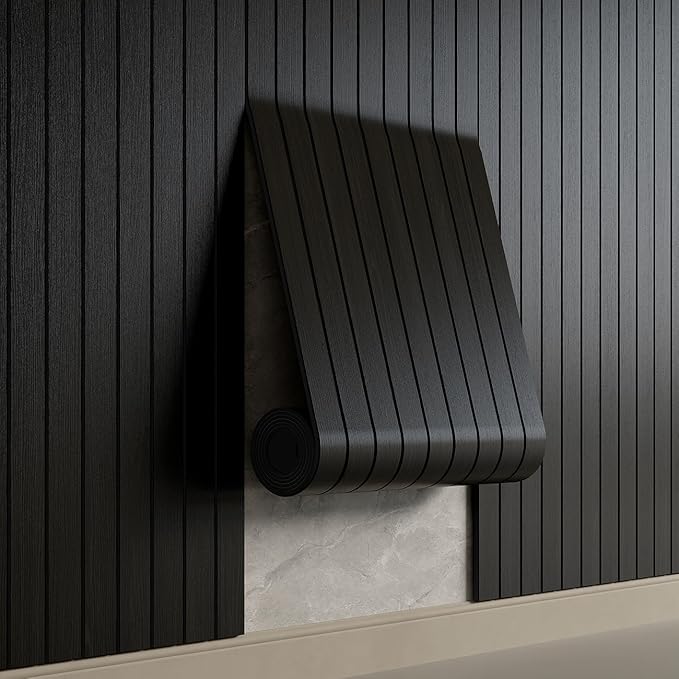YU LI 3DH Peel and Stick PVC Slat Wall Panel 118"x15.75" Self-Adhesive Thick by YULI3DH