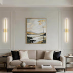 Battery Operated Wall Sconce, 3000K-6000K Dimmable Gold Wall Lights - Image 8