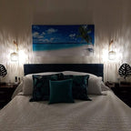 Frideko Plug in Wall Sconces Set of Two Hand Woven Lamp - Image 6
