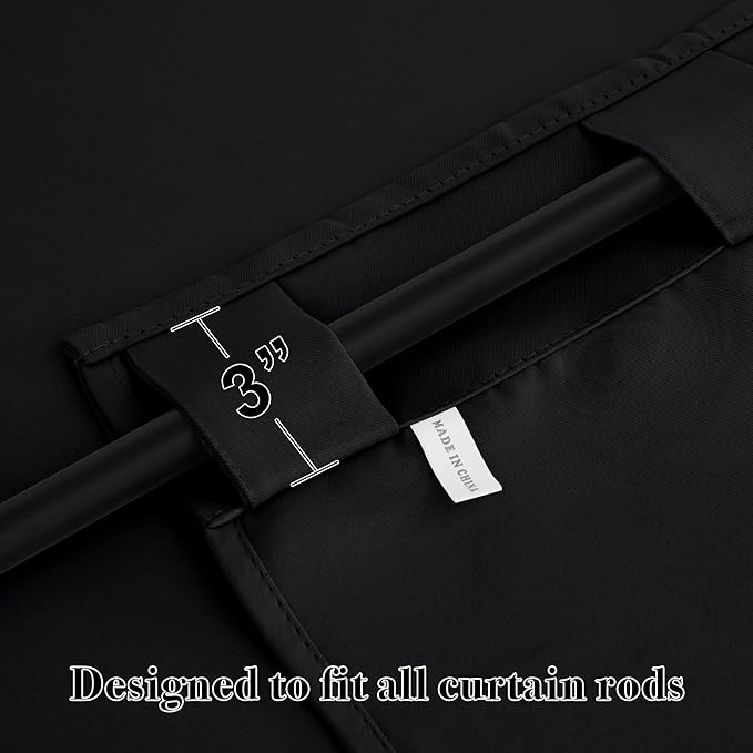 RYB HOME Blackout Curtains for Living Room, Privacy Thermal Insulating Window - Image 5