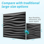 Art3d 100 Pack Decorative 3D Wall Panels, 97 Sq.Feet PVC Interior Wall Décor - Image 4