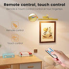 4 Pack Picture Art Above Light Set, Remote Control Timer 3 Color Temps - Image 6