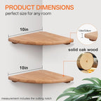 Gieanoo Floating Corner Shelves - Image 6