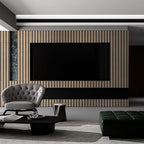 Wood Slat Wallpaper Peel and Stick - Image 3