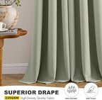 MIULEE Blackout Curtains for Bedroom Living Room 2 Panels, Thermal Insulated - Image 5