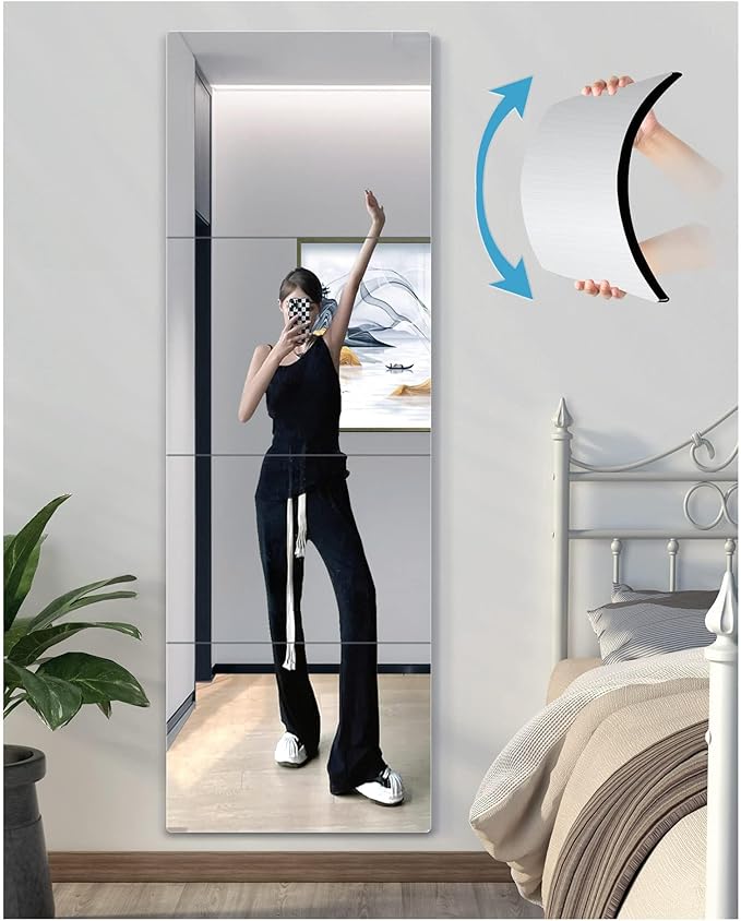 Shatterproof Wall Mirror Full Length by UNBREAKABL+MIRO