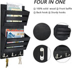 Unistyle Rustic Mail Organizer Wall Mount - Image 2