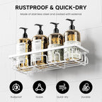 Shower Caddy, 3 Pack Shower Shelves - Image 3