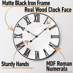 Large Wall Clock 24" Round - Image 2