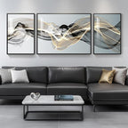 Large Framed Modern Luxury Abstract Wall Art - Image 2