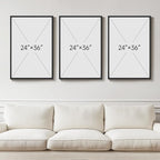 Large Framed Boho Floral Wall Art - Image 3