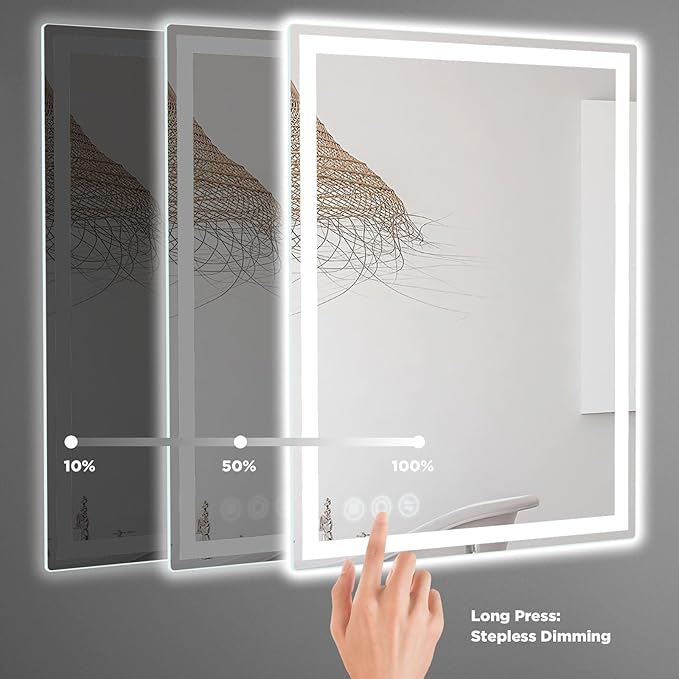 Memobarco LED Mirror for Bathroom 20"x 28" - Image 5
