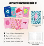 KBKBART 70pcs Preppy Room Decor, Aesthetic Pictures, Cute Trendy Pink Photo - Image 6