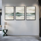 Large Framed Abstract Nature Landscape Wall Art - Image 8