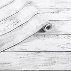 Arthome 17 x 240 inches White Gray, Peel and Stick Wallpaper, Wood Contact Paper by ArthomeWALLDECOR