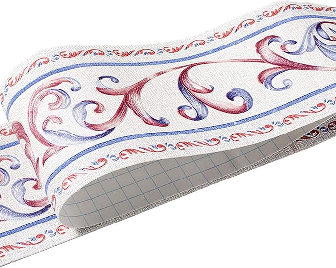 UPREDO 3D Decorative Floral Molding Waterproof Wallpaper Border Peel and Stick by UPREDO