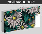 XMPMBM-Sunflower Cartoon Plant Floral Fabric Wallpaper Leaf Botanical Living - Image 4