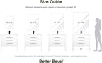 Better Bevel Frameless Rectangle Mirror - Image 6