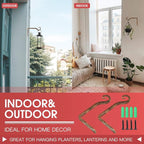 Jardim 2 Pack 6 Inch Premium Decorative Metal Iron Wall Hook, Indoor Outdoor - Image 7
