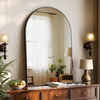 XRAMFY 32"x48" Arched Bathroom Mirror - Image 2