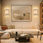 Wall Sconces Set of 2, Plug in Wall Sconces - Image 4