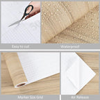 WESTICK Light Wood Contact Paper Peel and Stick Countertops Waterproof Kitchen - Image 6