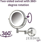JERDON Wall-Mounted Vanity Mirror - Image 7
