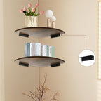 JJL Corner Shelves, 12 Inch Deep Corner Shelf Wall Mounted - Image 4
