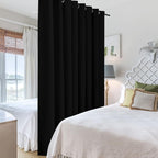 RYB HOME Extra Wide Curtains for Divider Room Separation Soundproof Temporary - Image 4