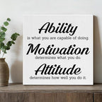 Inspirational Office Wall Decor, Motivational Plaques - Image 4