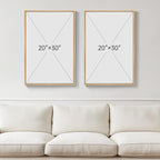 Large Framed Neutral Abstract Wall Art - Image 3