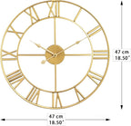 LEIKE Large Modern Wall Clocks, Silent Non Ticking, Battery Operated Roman - Image 9