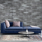 100 Whitewash Grey Faux Brick Wall Tiles, 3D Thin Brick Veneers - Image 7