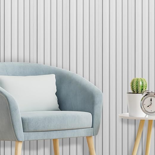 Art3d WPC Slat Wall Panels, Living Room - Image 5