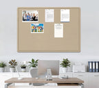 Large Bulletin Board, 48 X 36 inches Felt Board Notice Pin Board, Self-Adhesive - Image 6